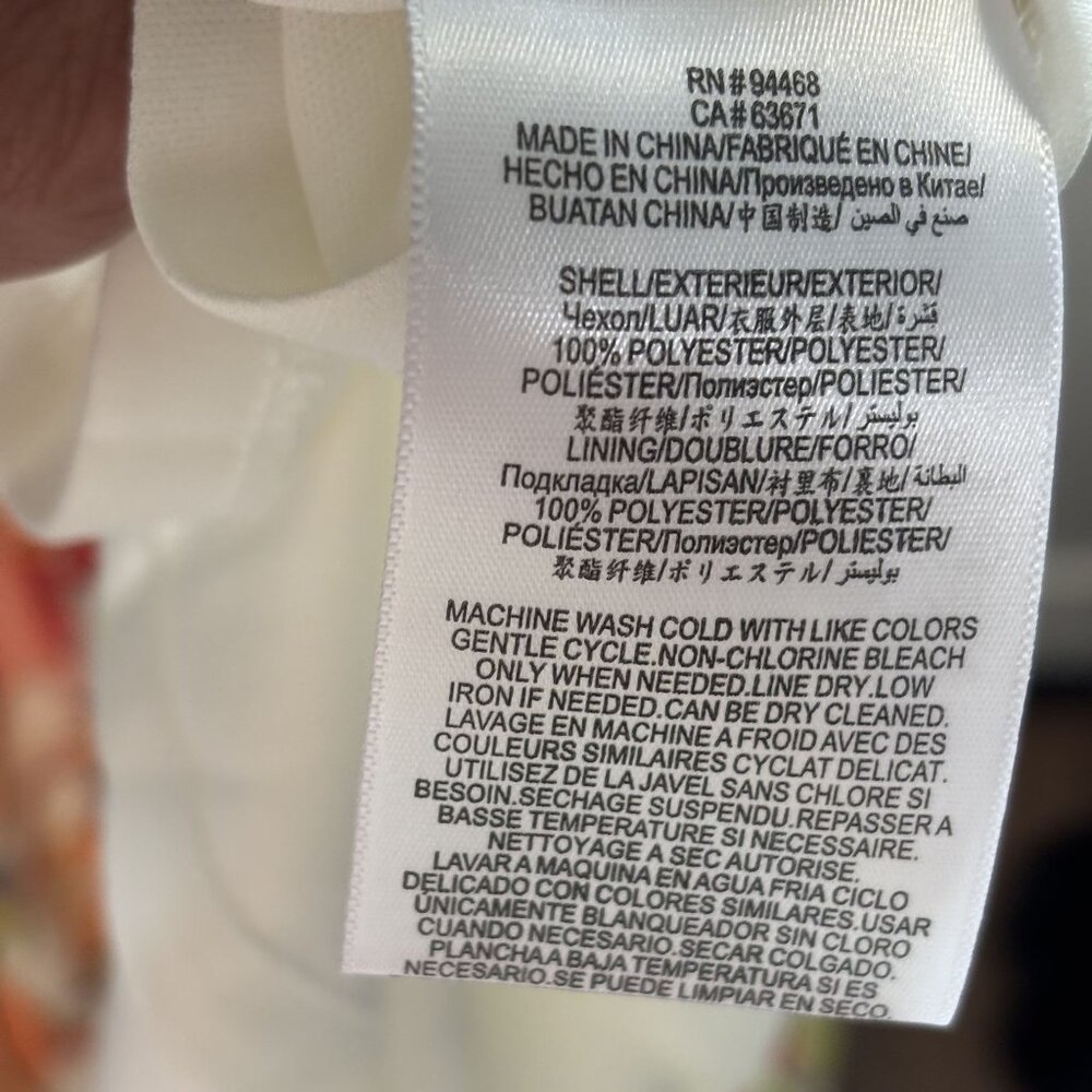 BCBGeneration Ruffled Floral Print Maxi Dress Size 12 Multicolor Halter Neck - Picture 14 of 15